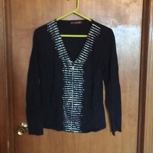 Gorgeous front zip sweater